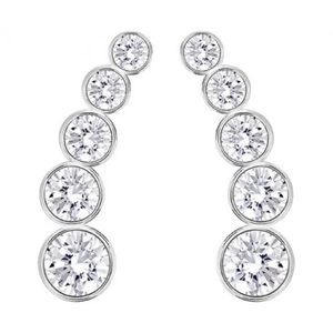 Swarovski Harley stud earrings silver